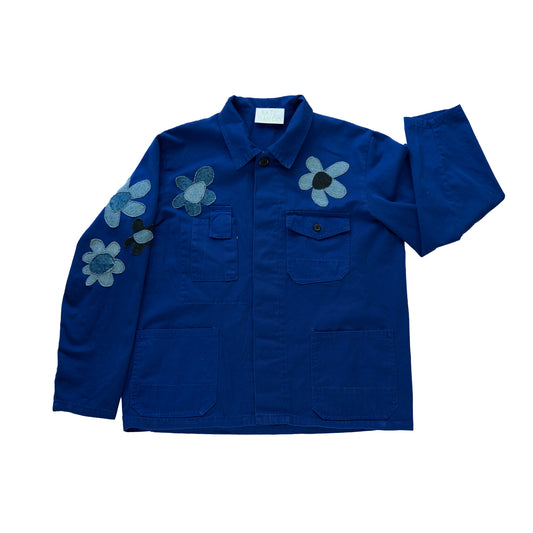 Blue work jacket