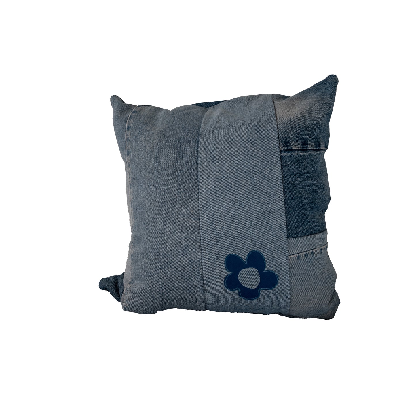 Quilted Denim Pillow