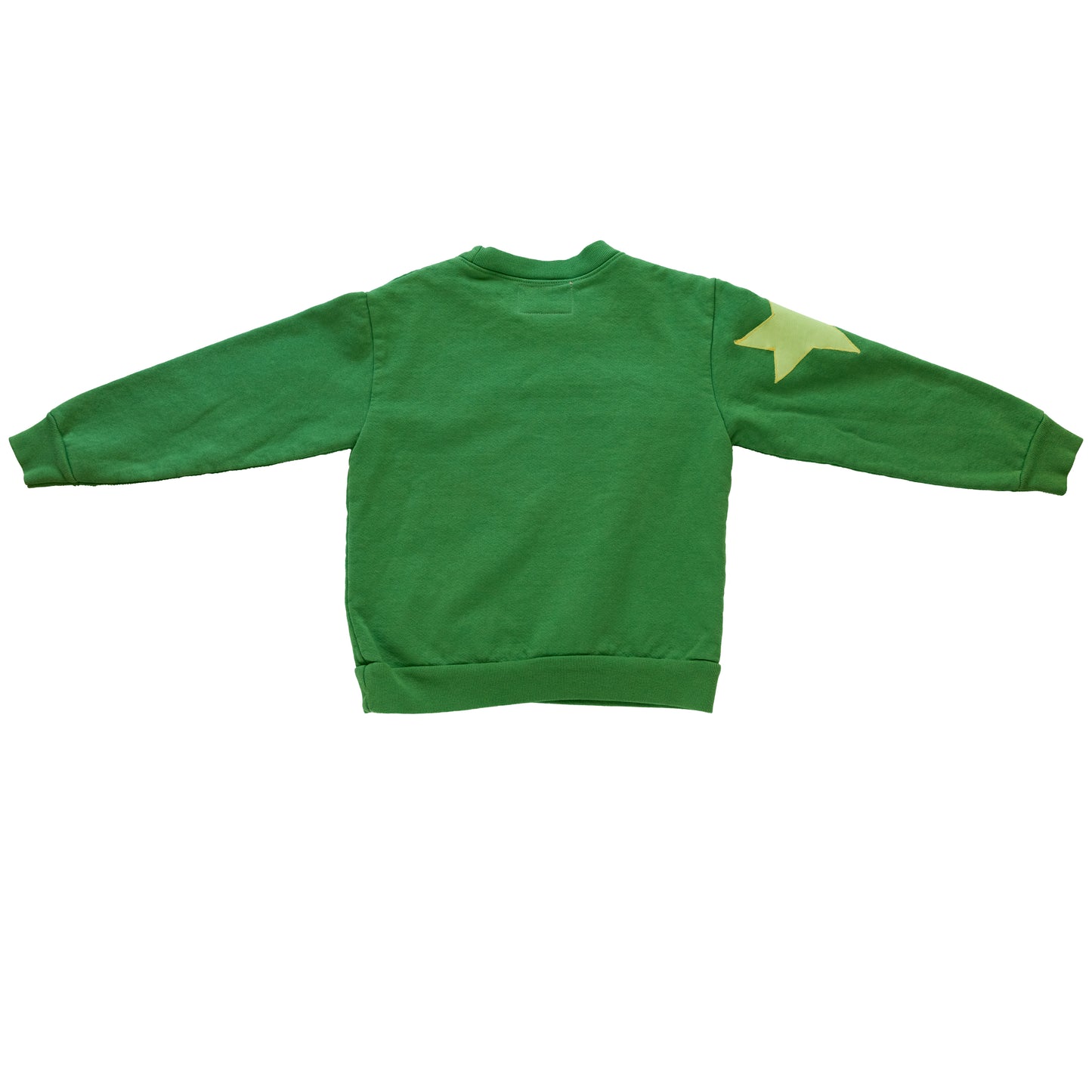 Kids Green Star Crewneck