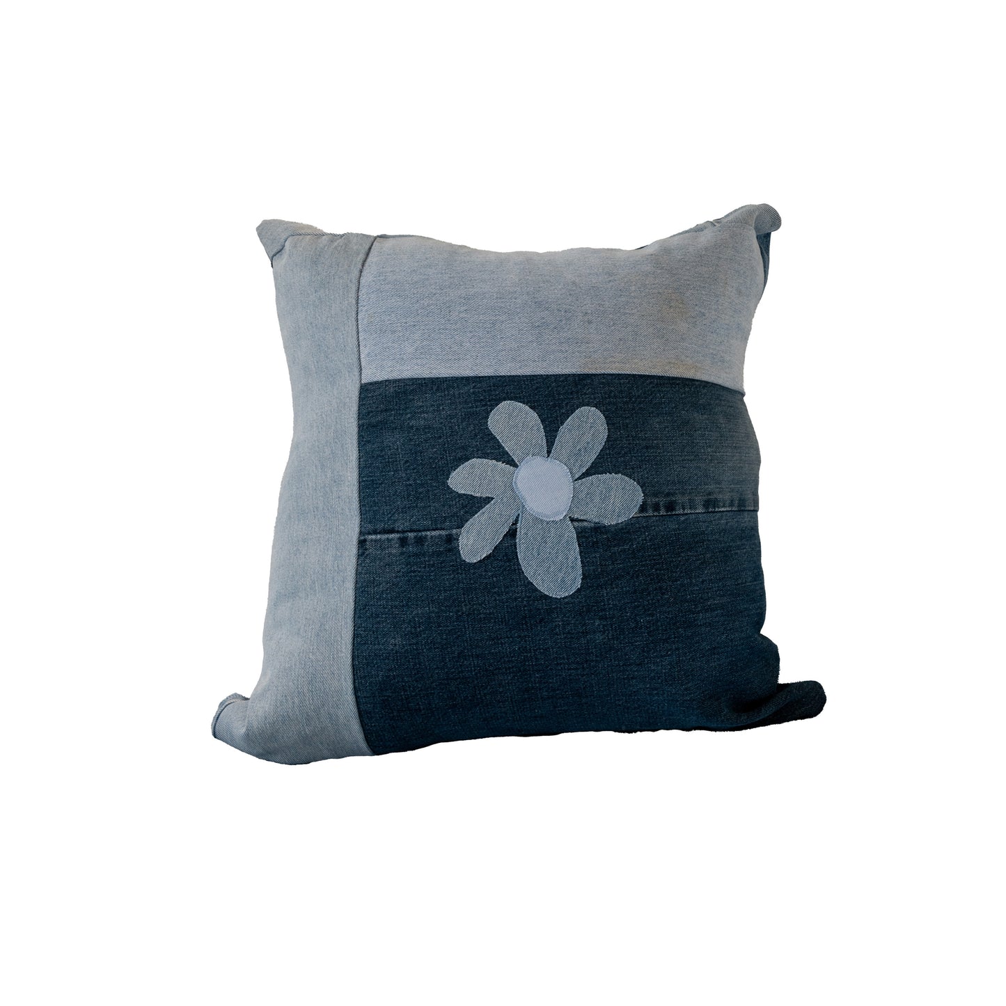 Quilted Denim Pillow