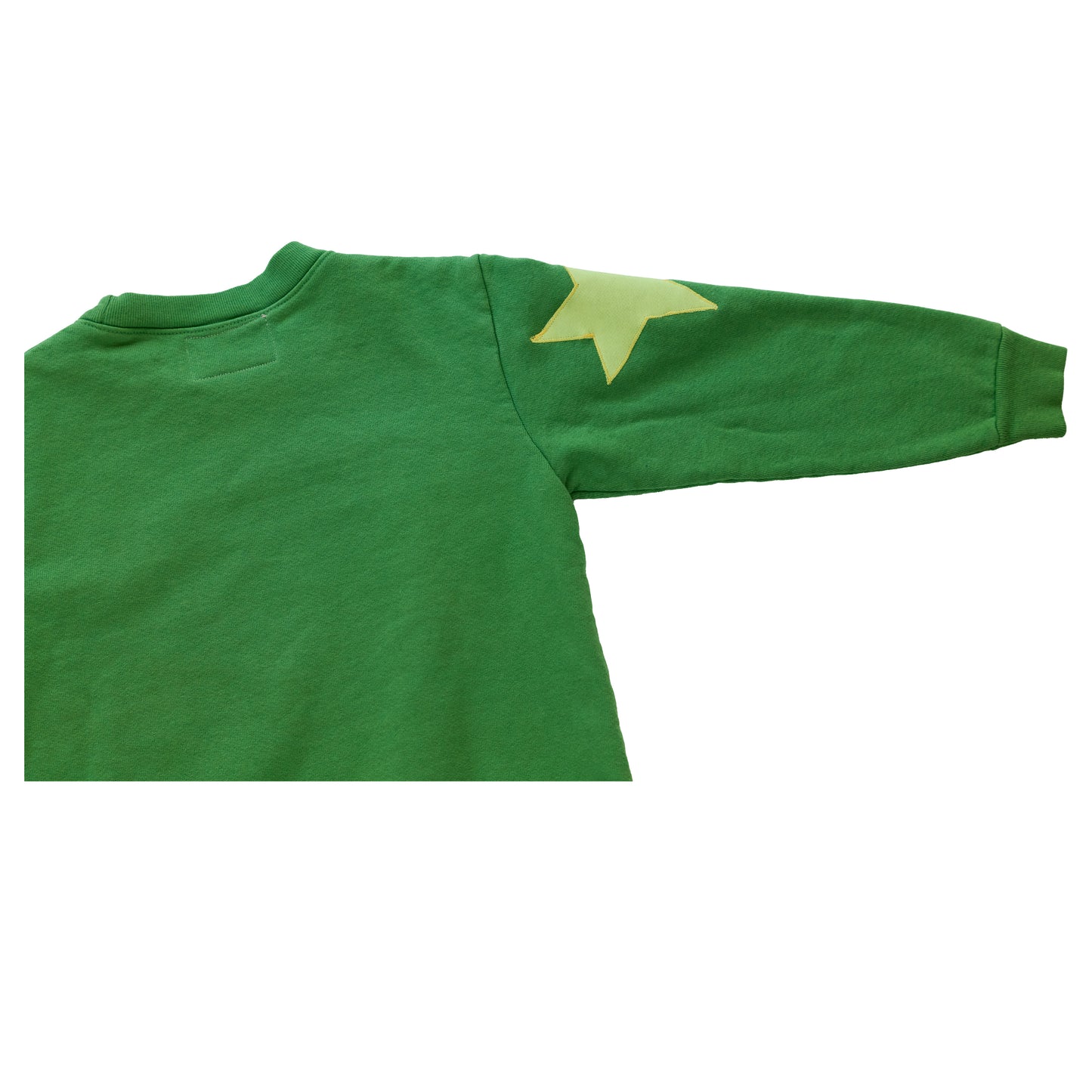 Kids Green Star Crewneck