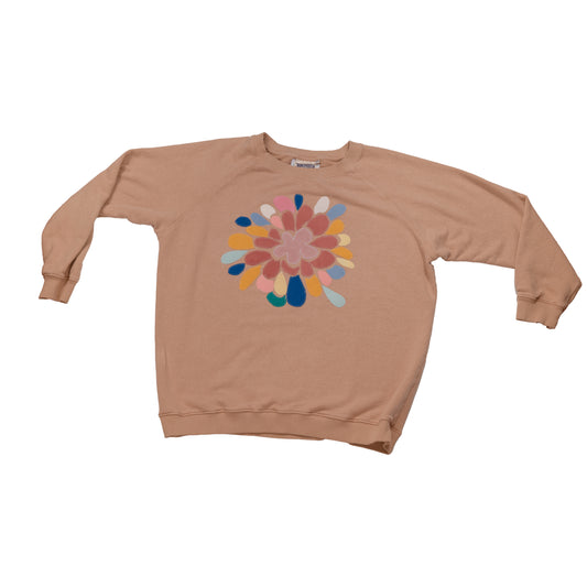 Mosaic Flower Burst Crewneck