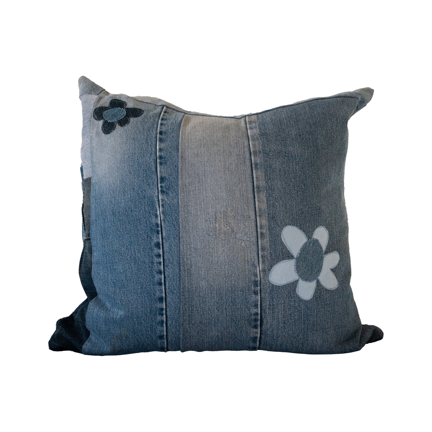 Quilted Denim Pillow